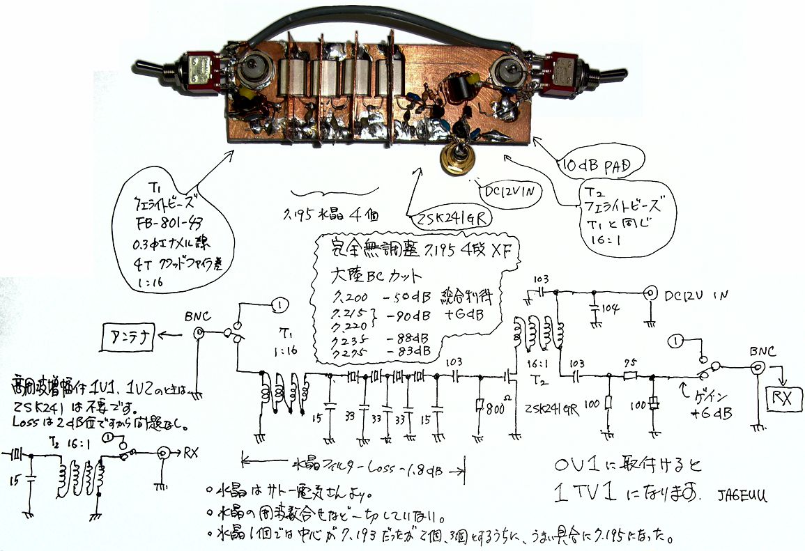 HF AM通信へのお誘い－HF AM同好会 自作真空管送信機と五球スーパーで50年前にタイムスリップ JR1KQU JA2OZE/mobile 「HF  AM通信へのお誘い」