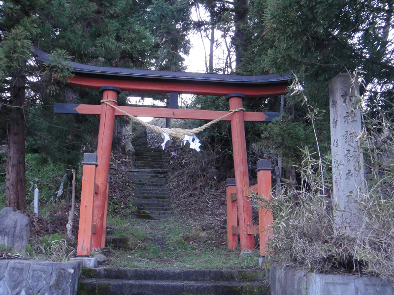 山形盆地の神社と鳥居 山形県東村山郡山辺町大字大寺 諏訪神社